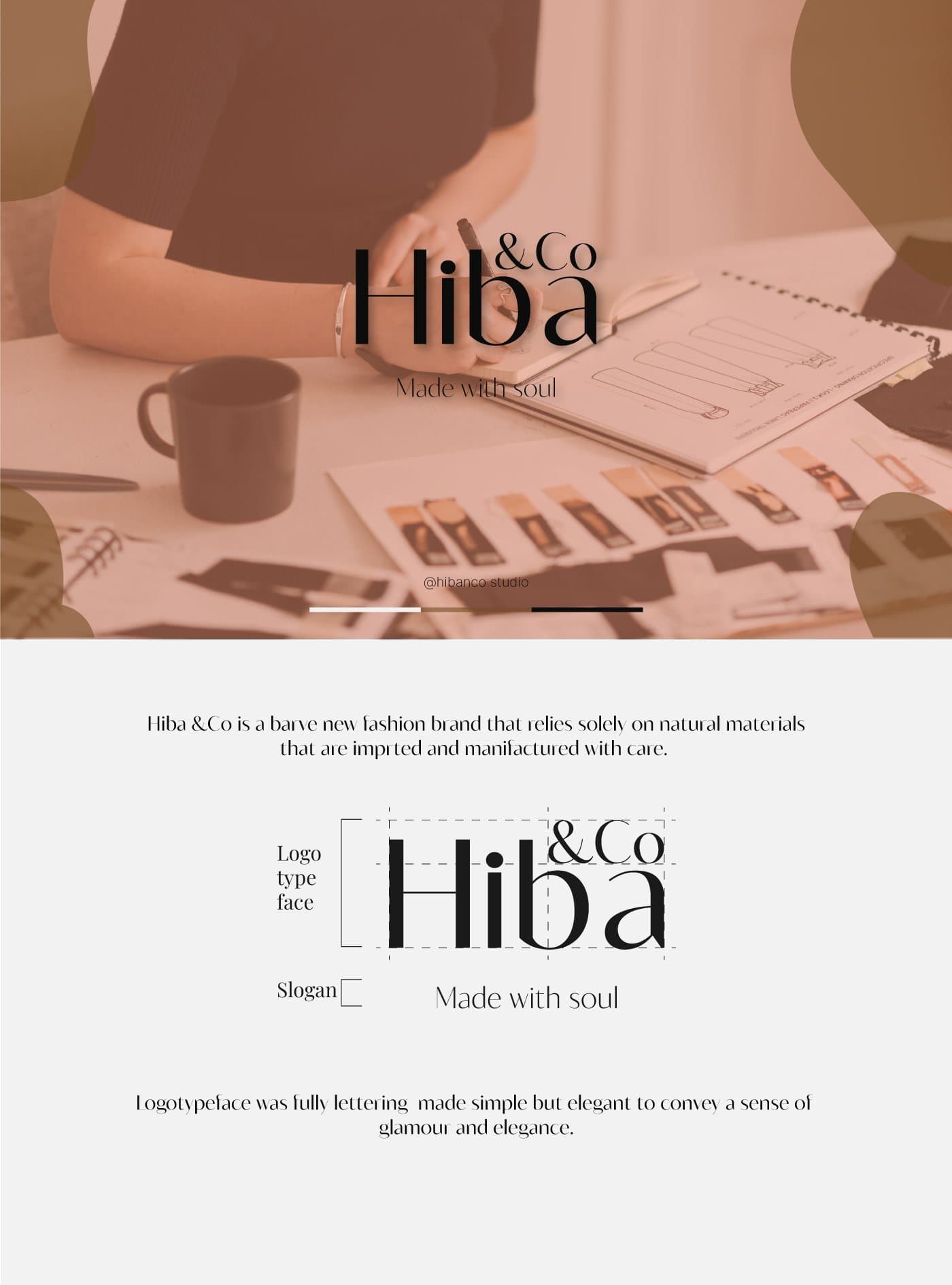 Hiba & Co brand identity — page 1