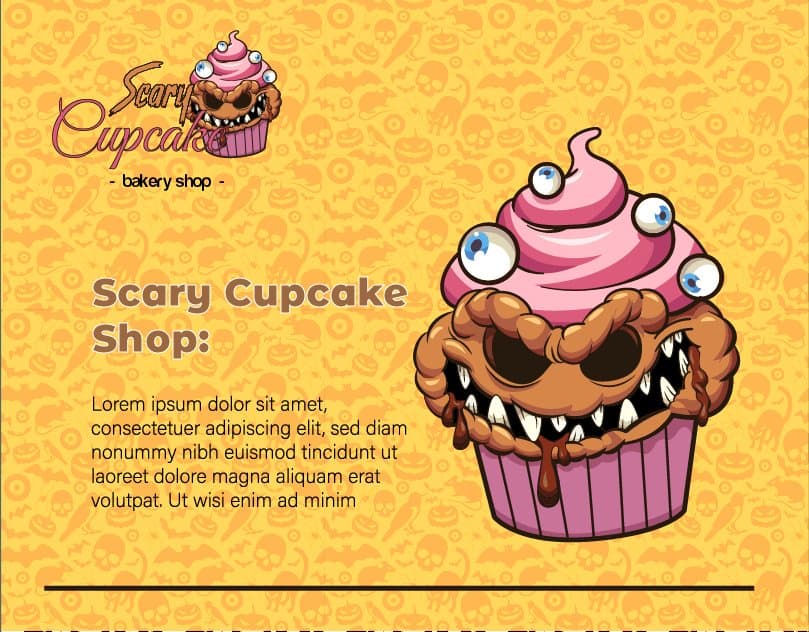Scary Cupcake brand identity — page 2