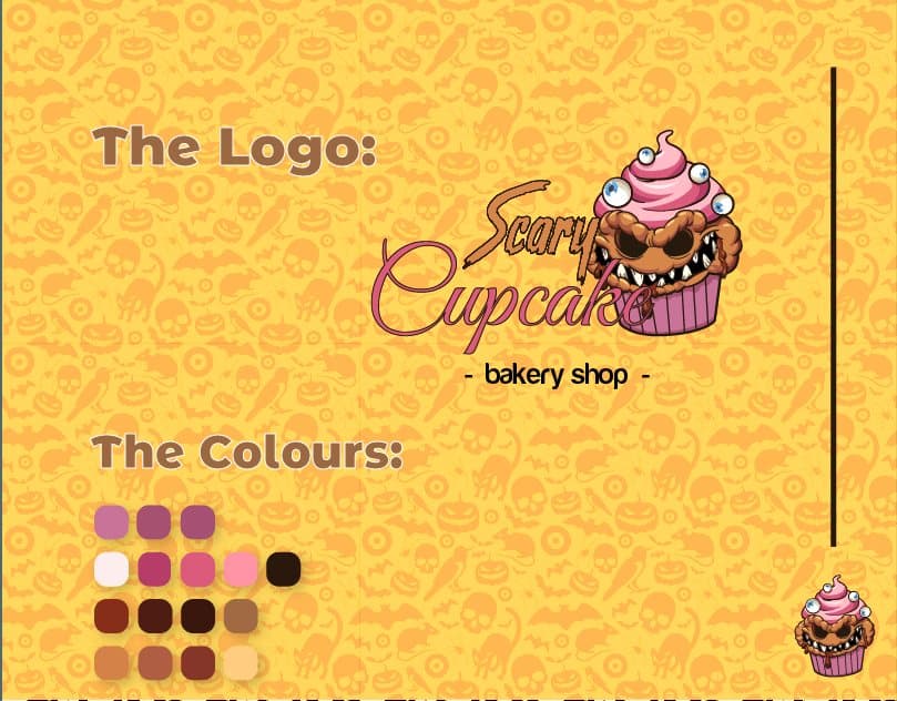 Scary Cupcake brand identity — page 3