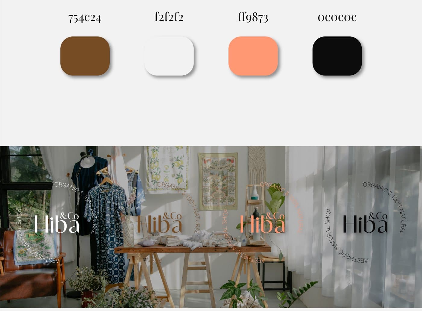 Hiba & Co brand identity — page 4