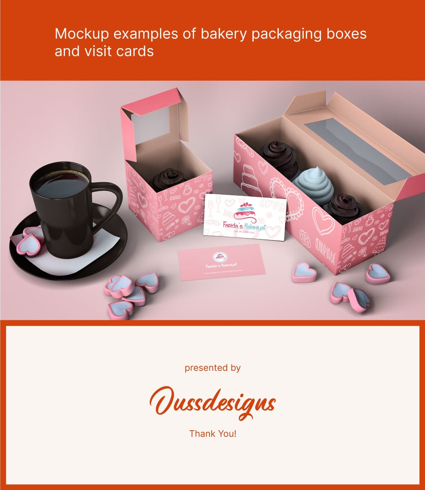Farida’s Halawiyat brand identity — page 4