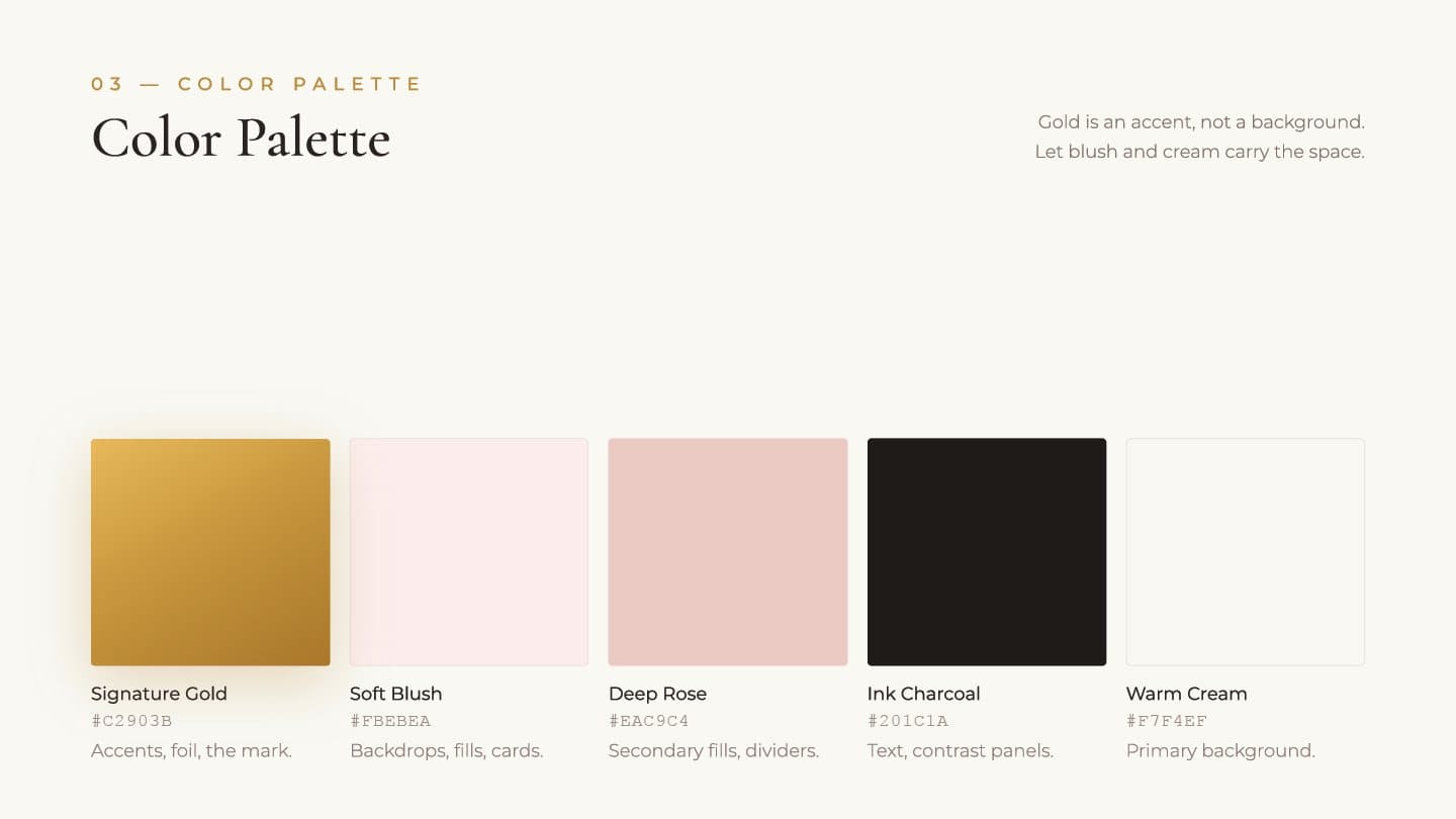 Dikra Madjdouline brand guidelines — page 8
