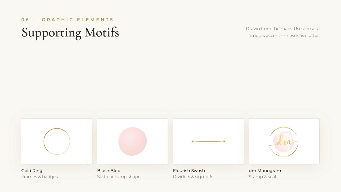 Dikra Madjdouline brand guidelines — page 11