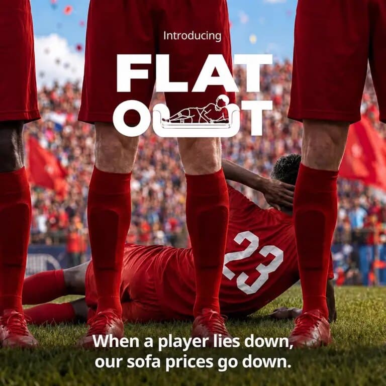 IKEA FLAT OUT campaign visual